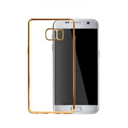 Galaxy Note FE / Note Fan Edition / Note 7 Crystal Clear Electroplate Hybrid Soft Case (Champagne Gold)